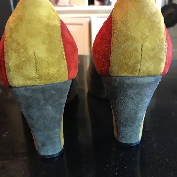 Farylrobin suede color block heels - Picture 6 of 10